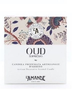 L'AMANDE OUD SUPREMO CANDELA PROFUMATA D'ARREDO 175G